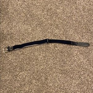navy blue softball adjustable belt